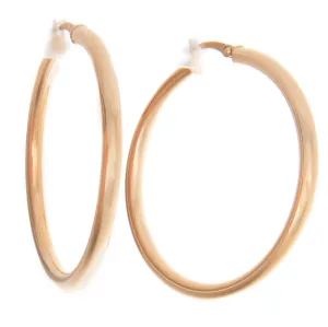 14k Yellow Gold Hoops