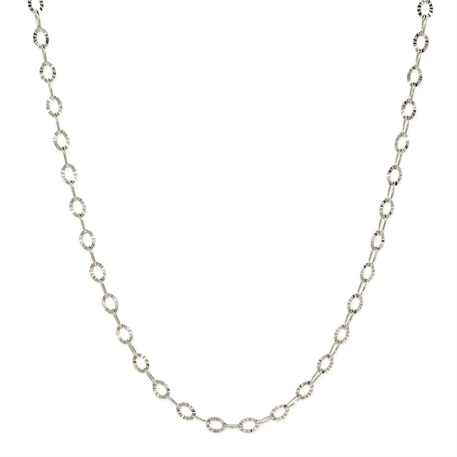 1928 Jewelry Oval Link Chain Necklace 16"