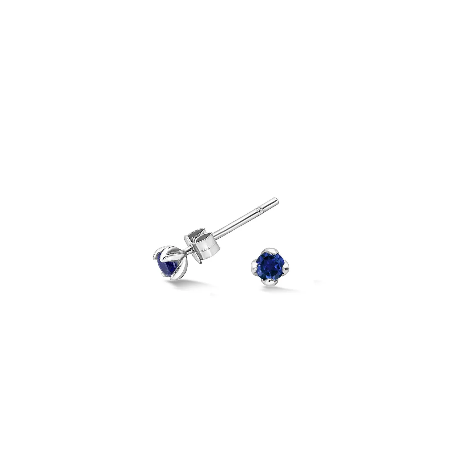 3mm Blue Sapphire Orissa Studs