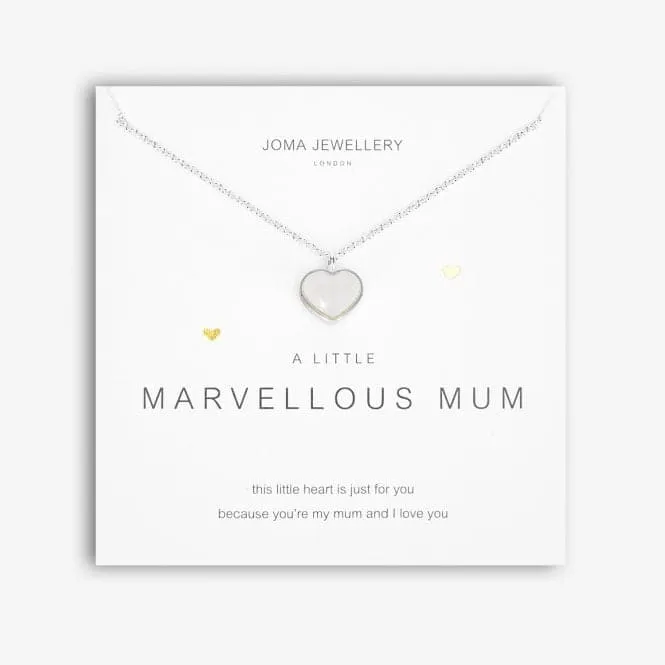 A Little Marvellous Mum Silver 46cm   5cm Extender Necklace 5274