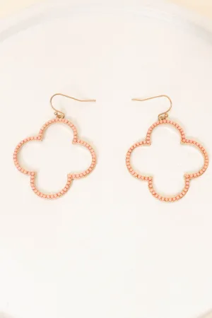 A Song Of Love Earrings, Peach