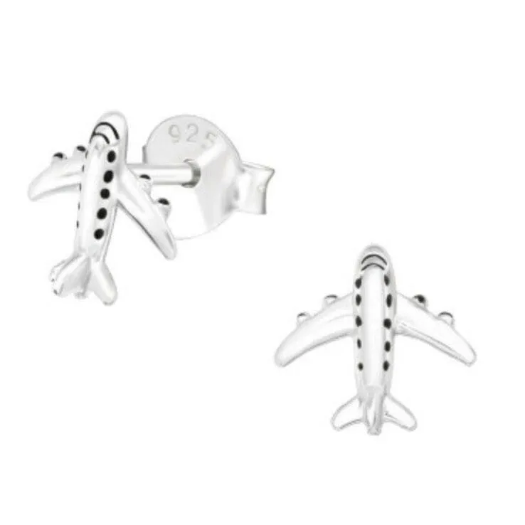 Airplane Ear Studs - Fashionable Travel Accessory for Comfort and Style