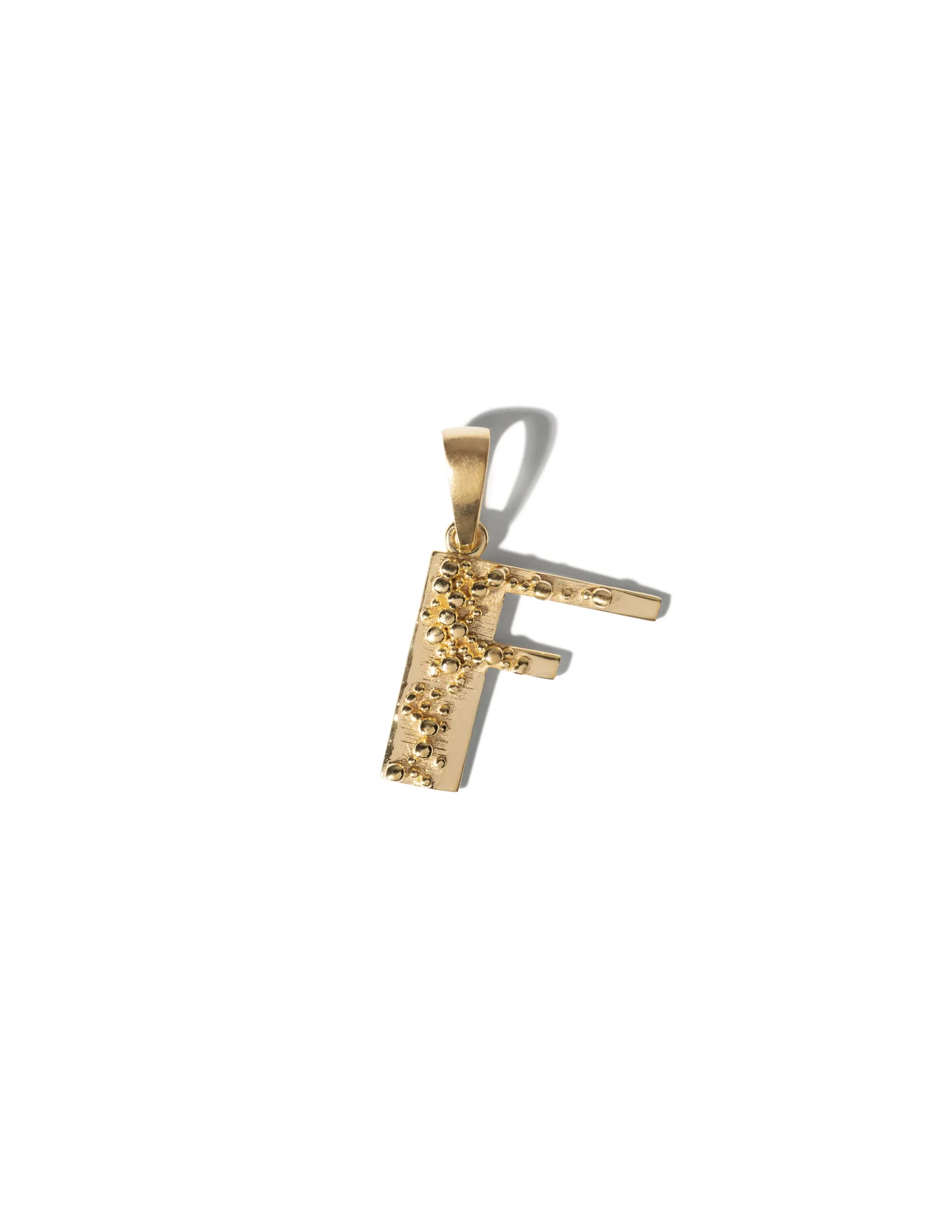 Alphabet Pendant A-Z <br> Gold Vermeil