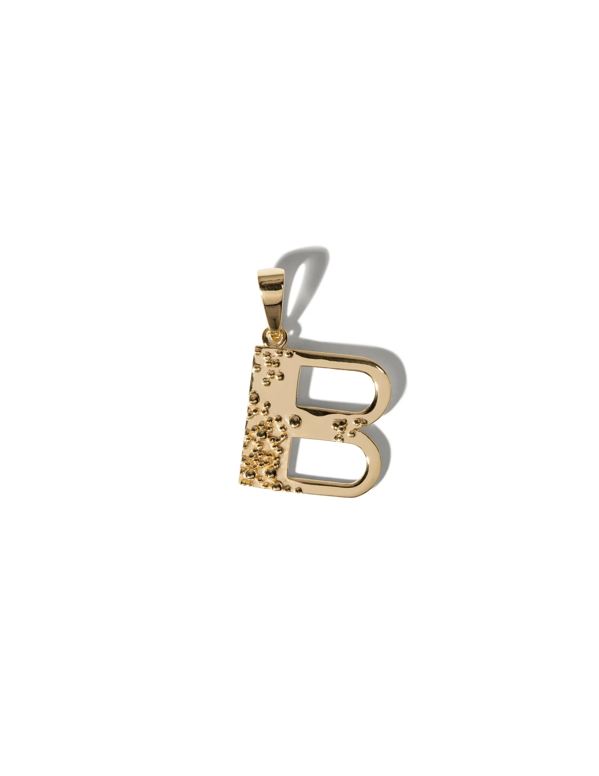 Alphabet Pendant A-Z <br> Gold Vermeil