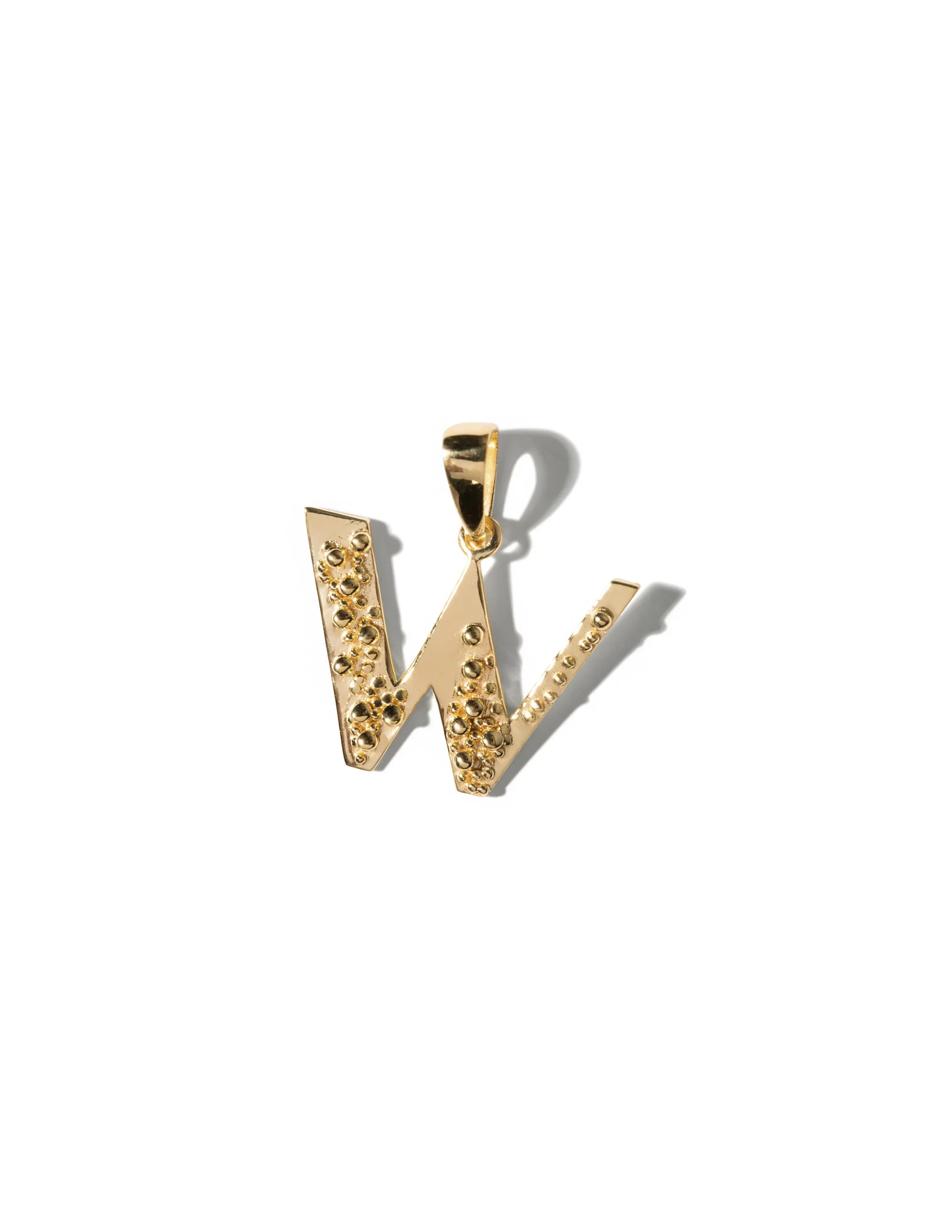 Alphabet Pendant A-Z <br> Gold Vermeil