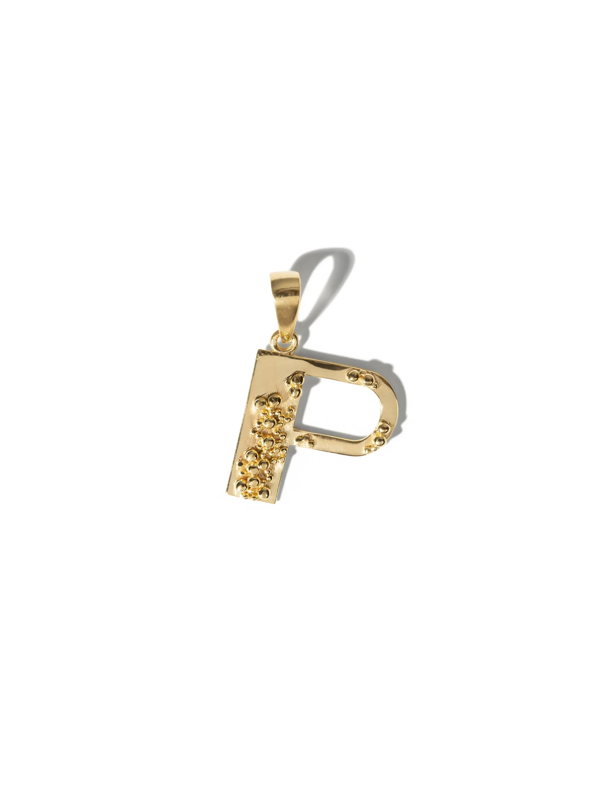 Alphabet Pendant A-Z <br> Gold Vermeil