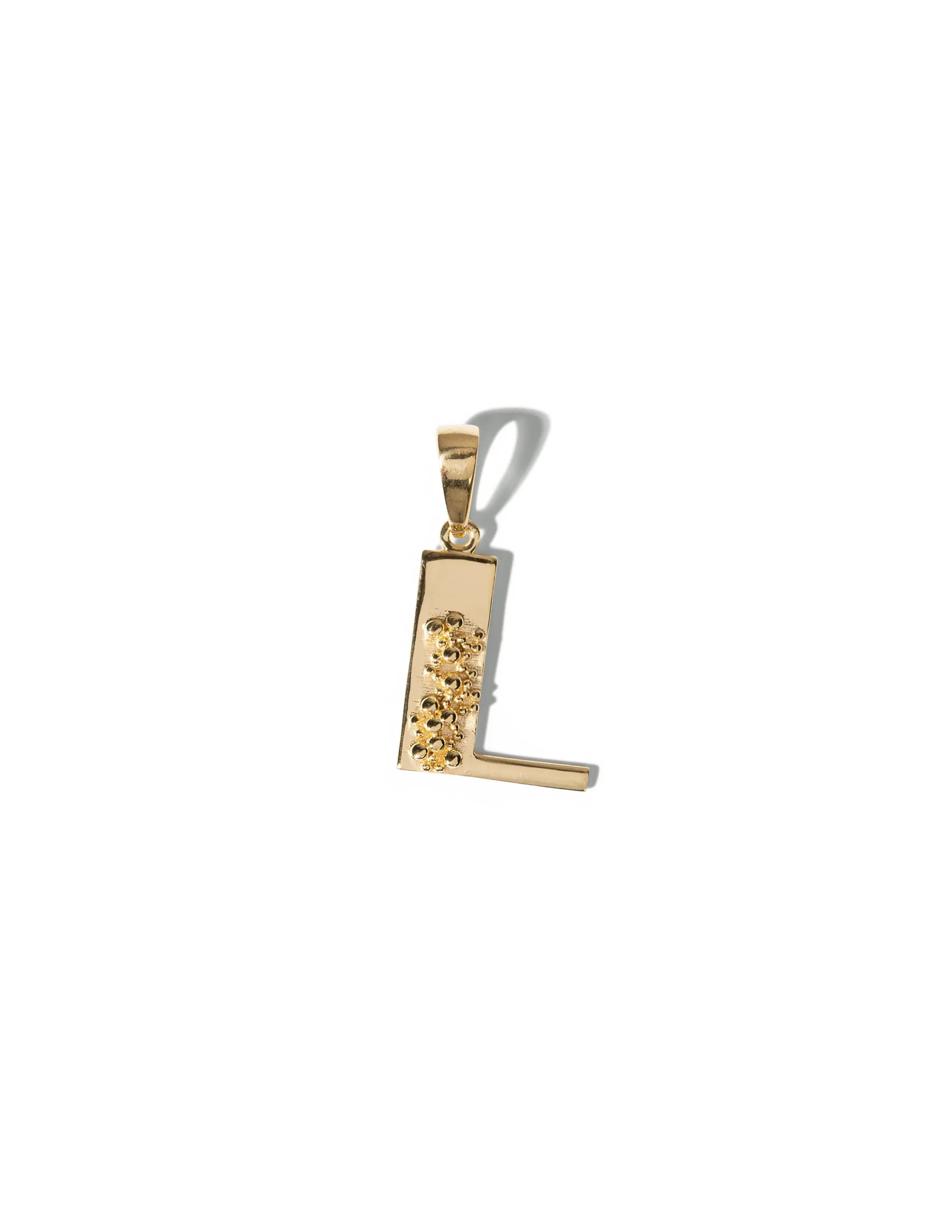 Alphabet Pendant A-Z <br> Gold Vermeil