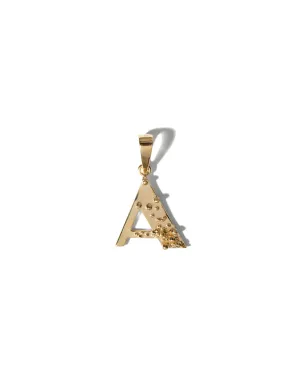 Alphabet Pendant A-Z <br> Gold Vermeil