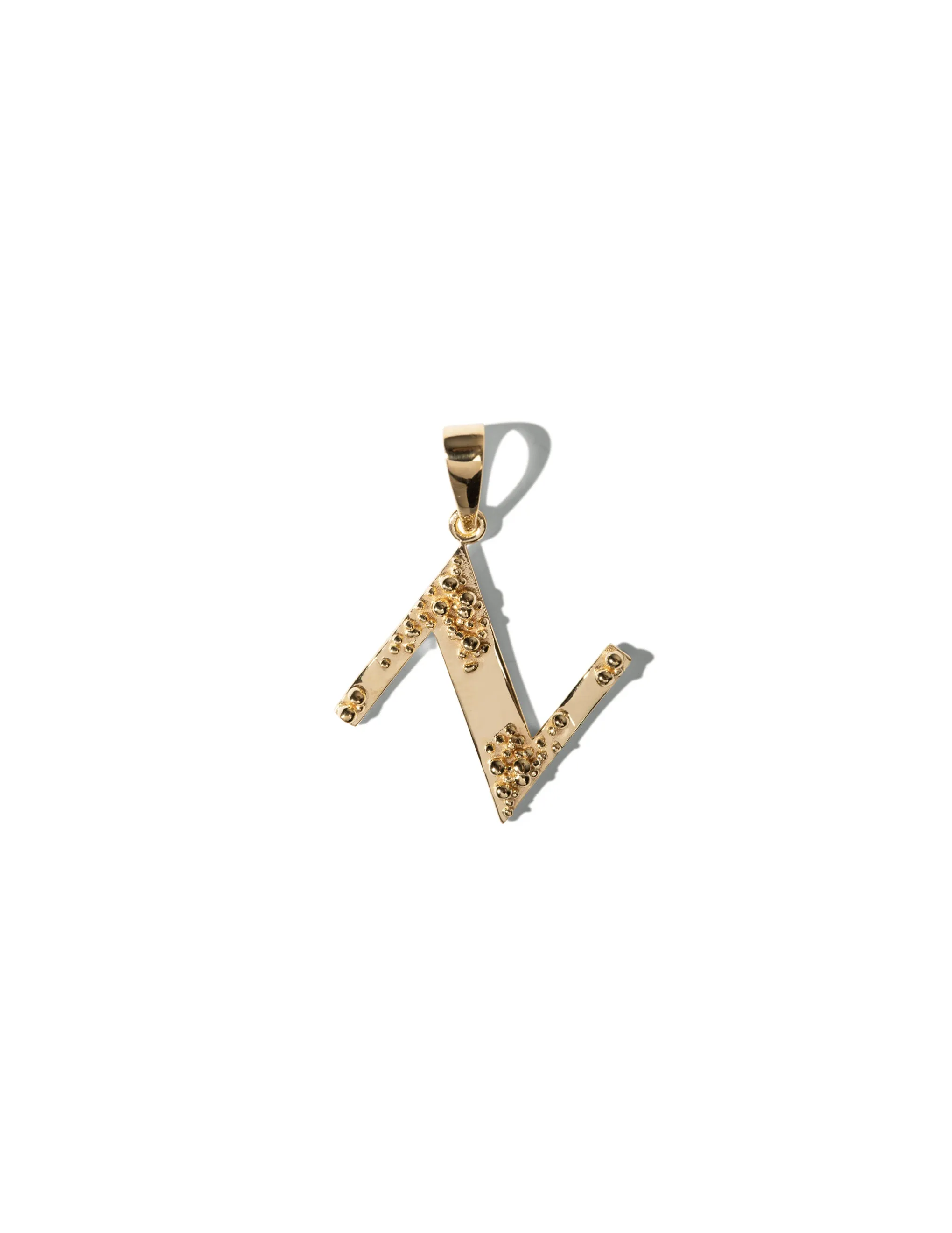 Alphabet Pendant A-Z <br> Gold Vermeil