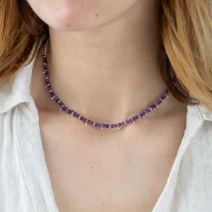 Amethyst Gemstone Necklace