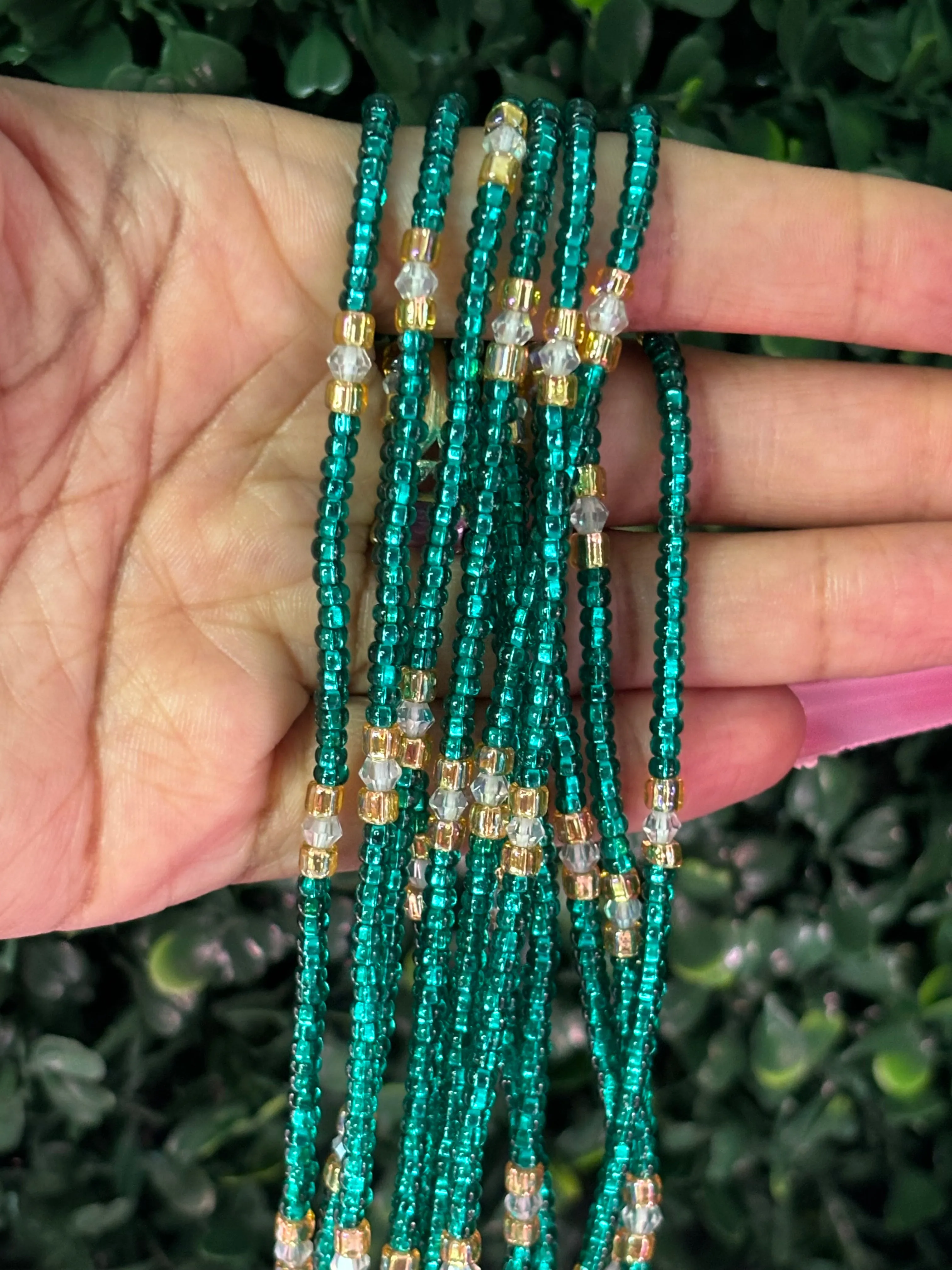 Anklet |Emerald Goddess