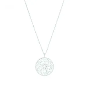 Aquarose Zirconia Necklace - 85304154