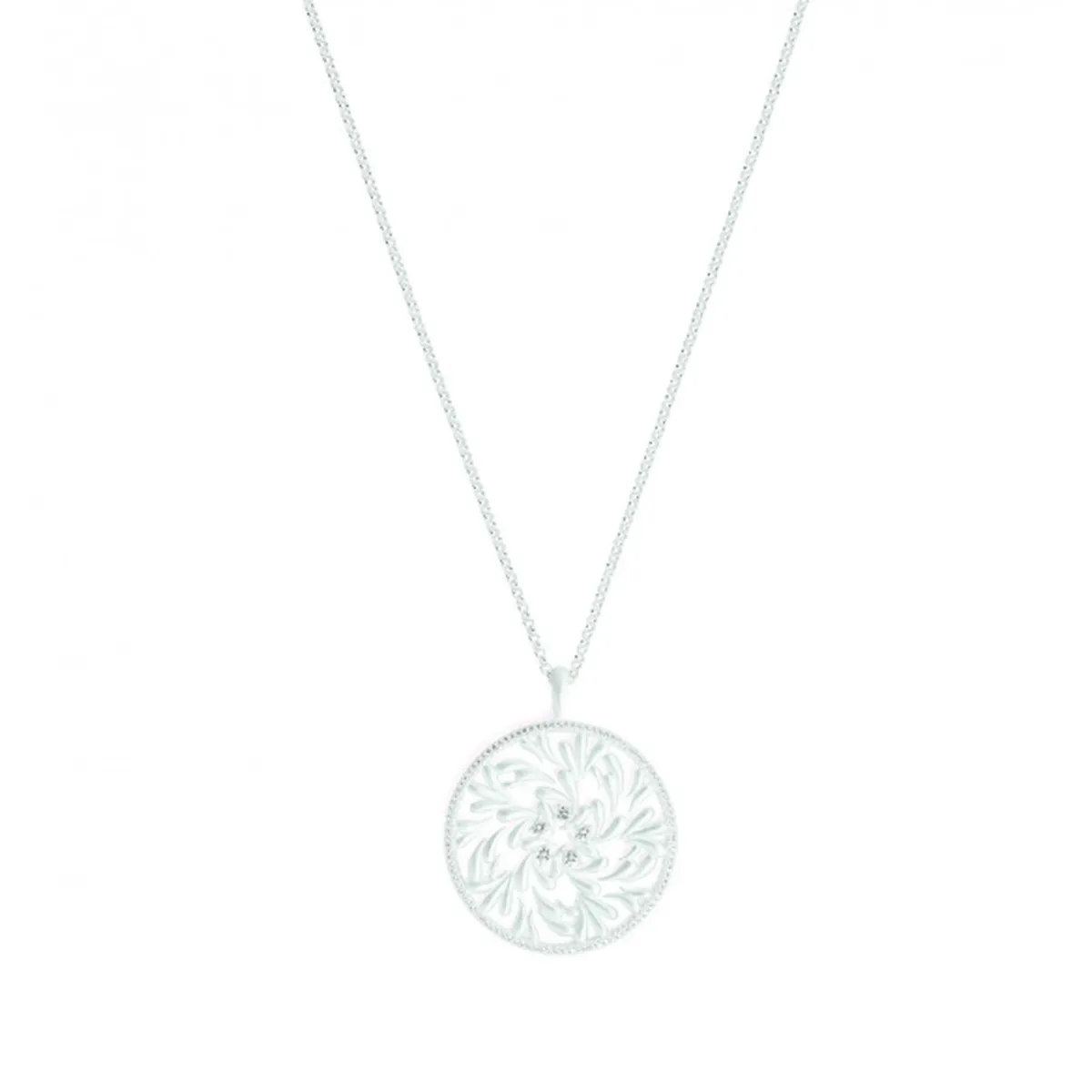 Aquarose Zirconia Necklace - 85304154