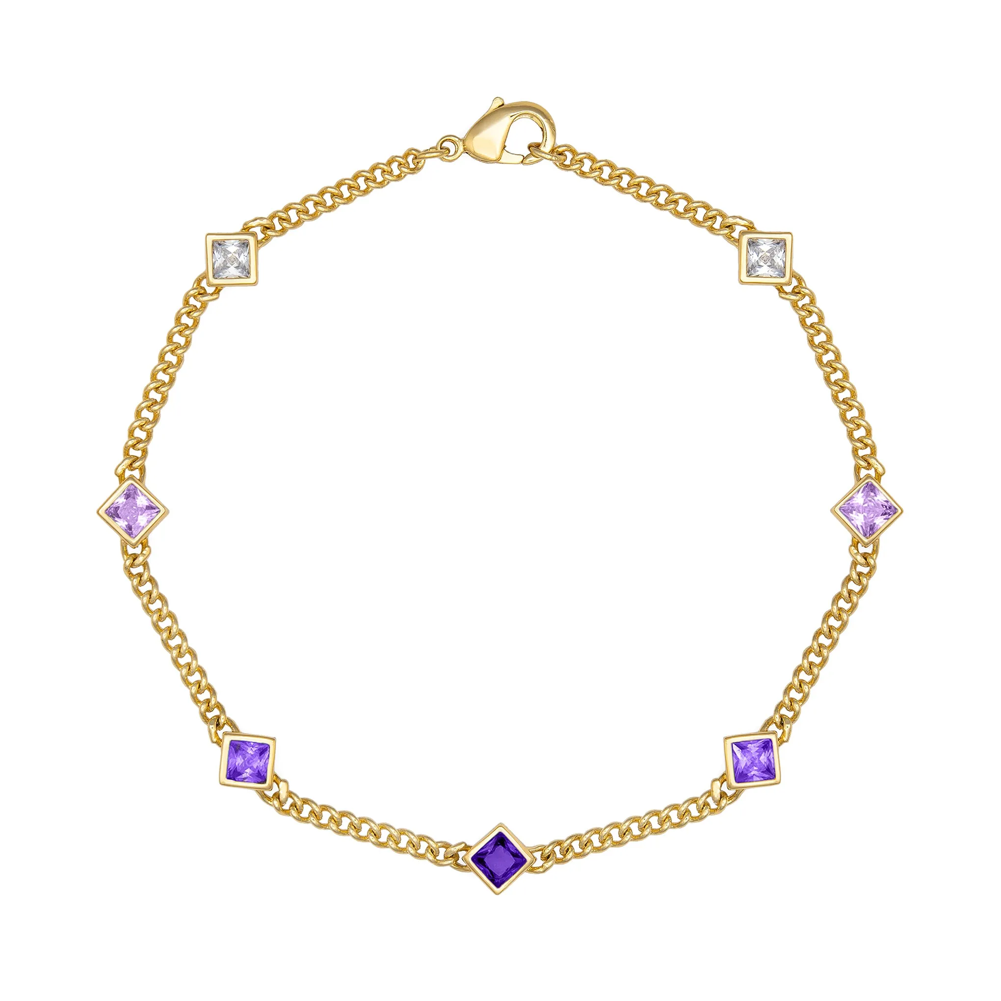 Aura Anklet - Purple