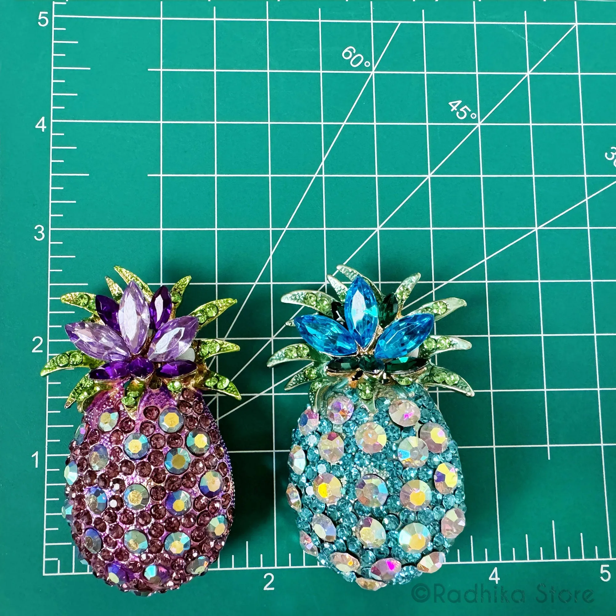 Auspicious Pineapples- Pendants-(Pins)