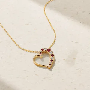 Bubbly Amore Ruby and Diamond Pendant