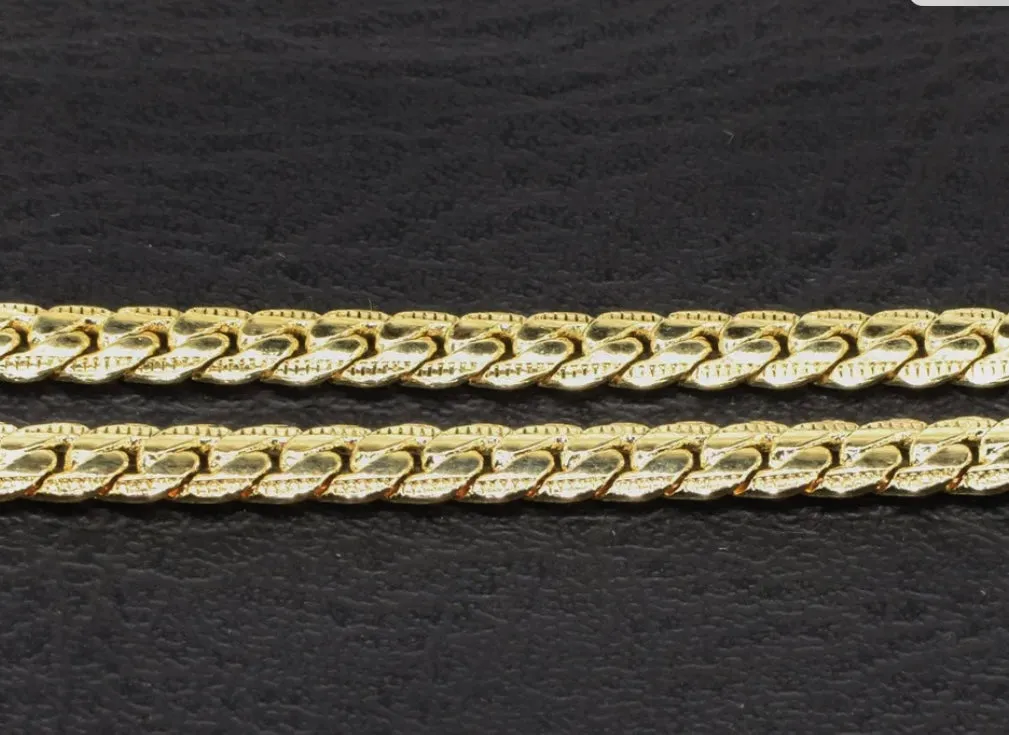 Classic 18K Yellow Gold-Filled 6MM Chain 20”