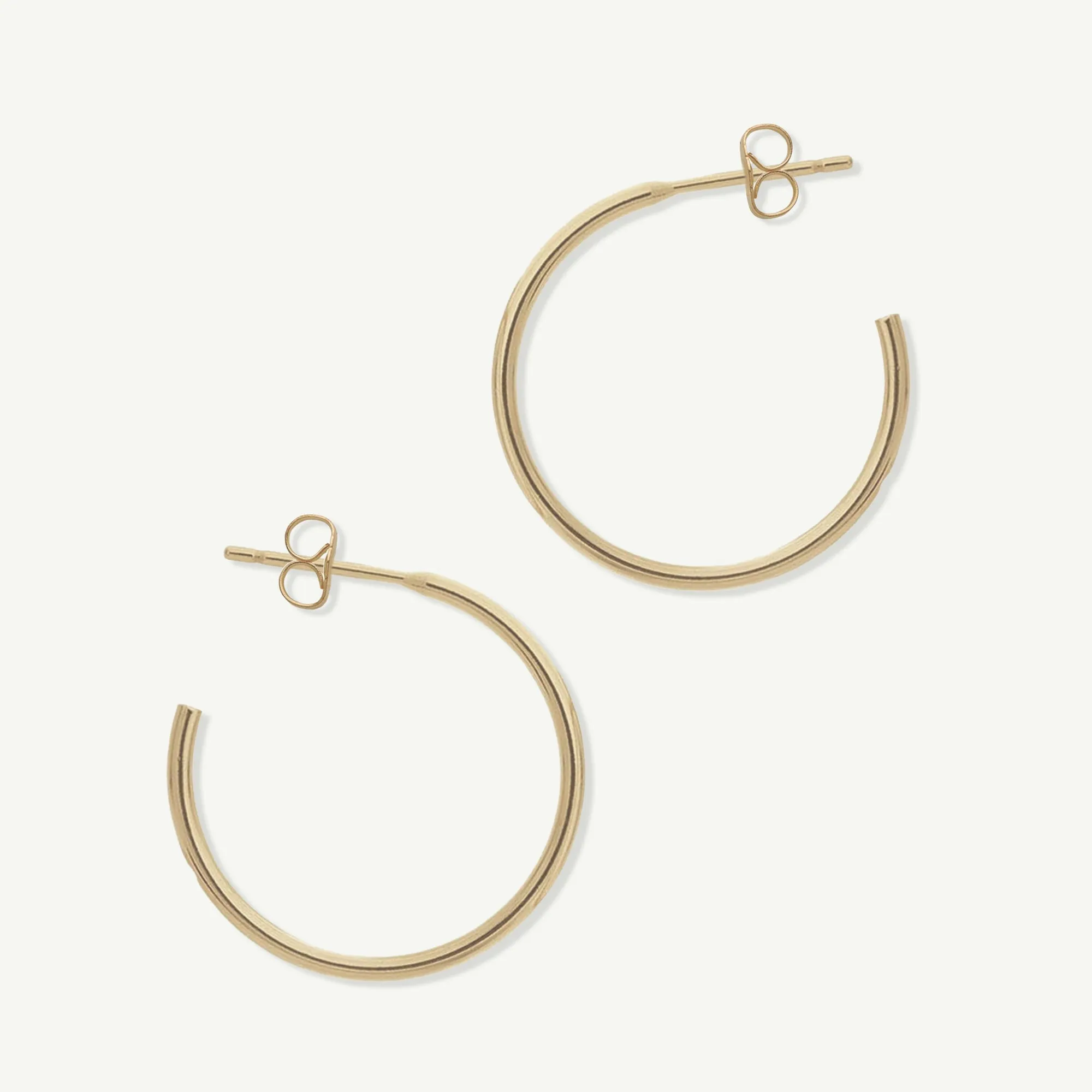 Classic Golden Hoops