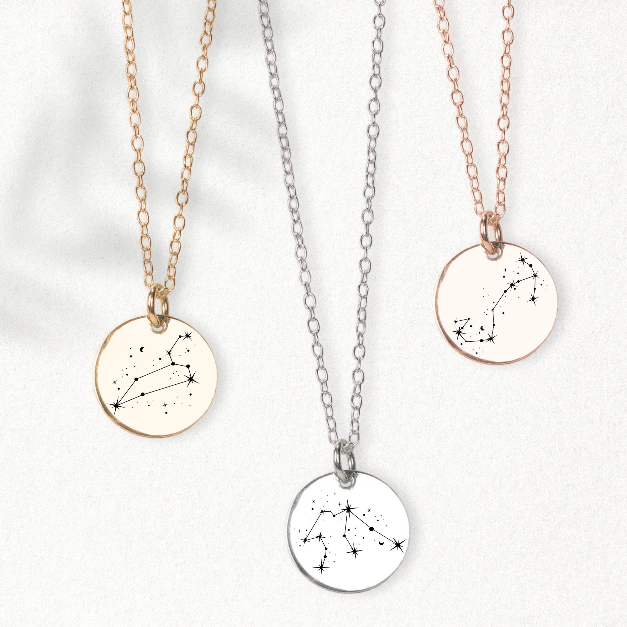 Constellation Disc Necklace