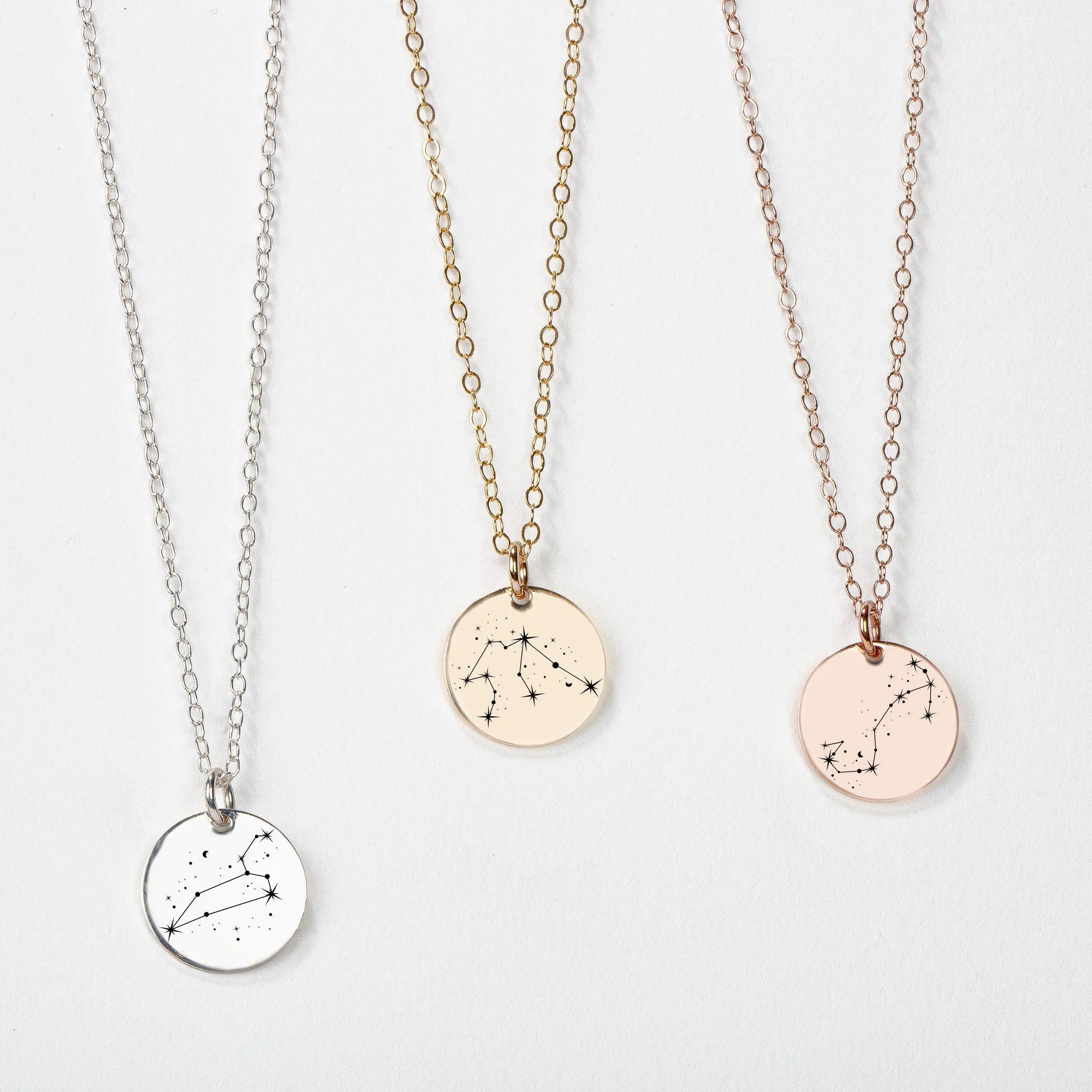 Constellation Disc Necklace