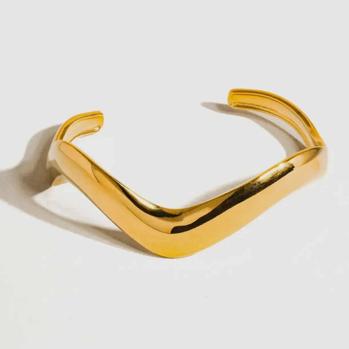 ‘Corey’ V-shaped Bangle Bracelet