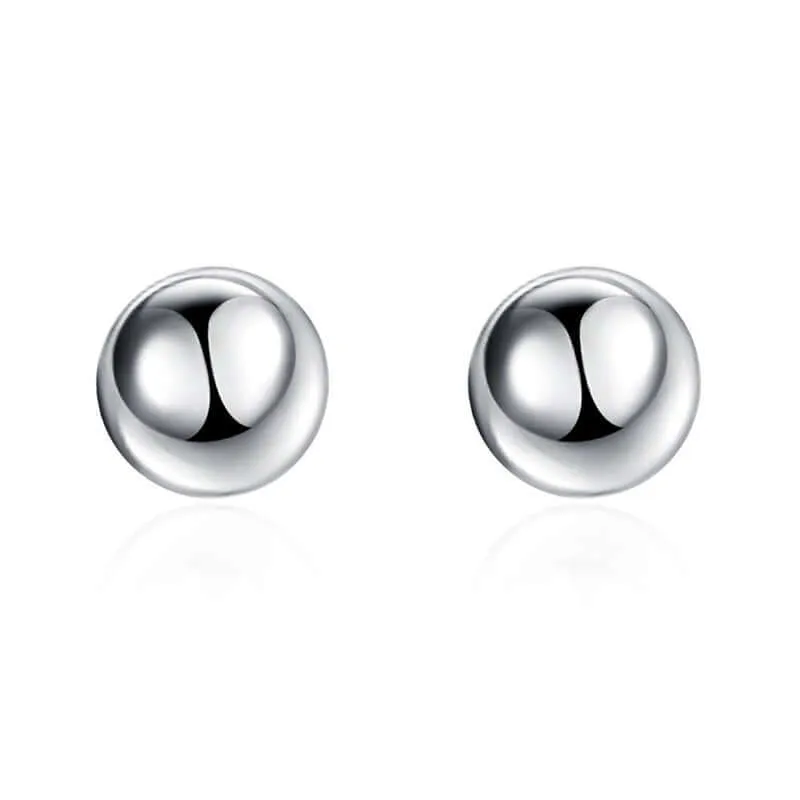 Creative 6M 8M 10M Bead Stud Earrings