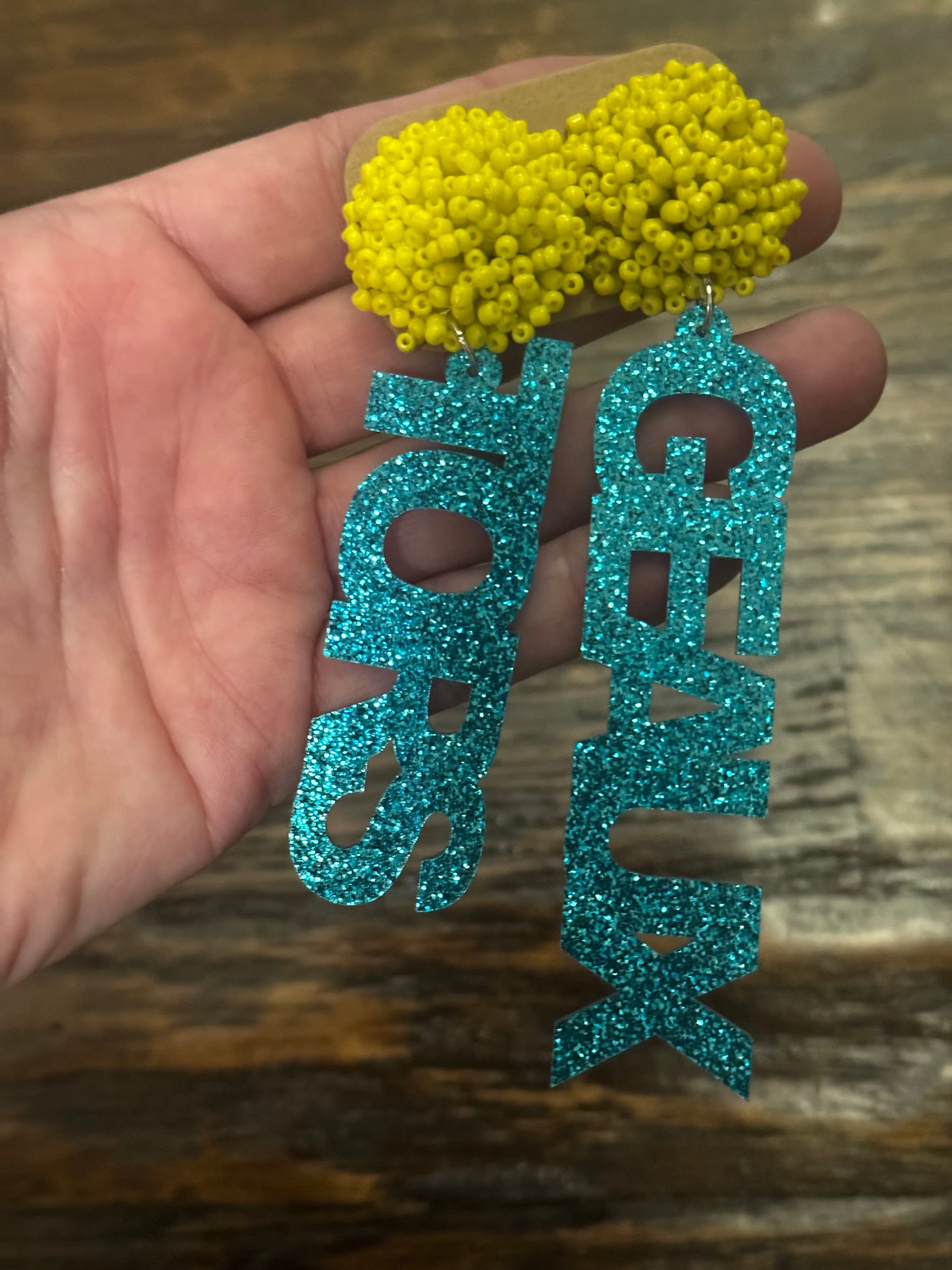 CUSTOM Pom Pom Earrings