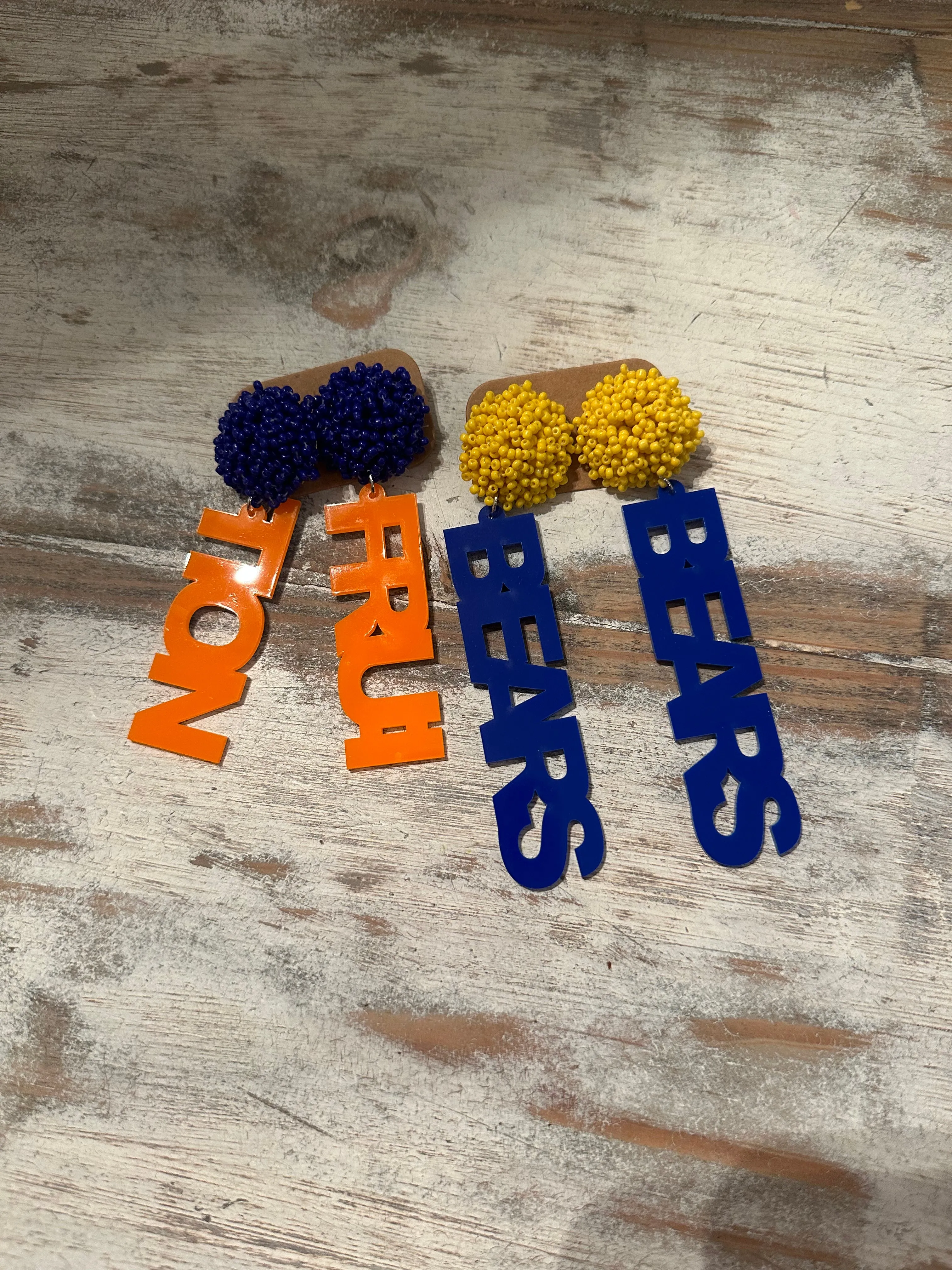 CUSTOM Pom Pom Earrings