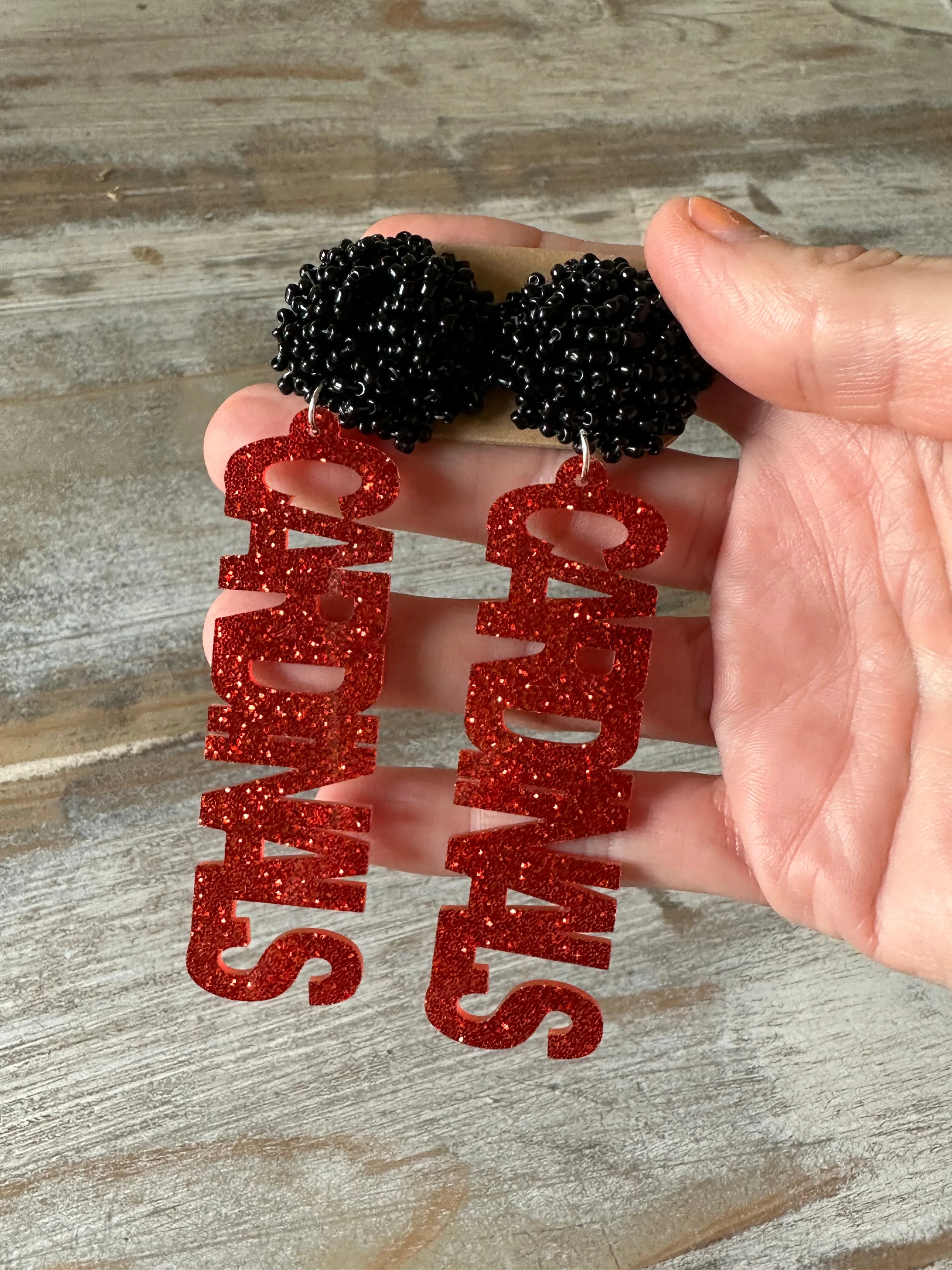 CUSTOM Pom Pom Earrings