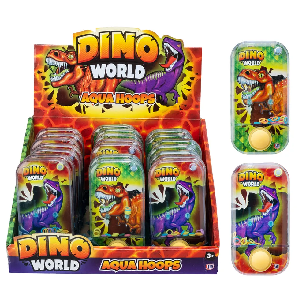 Dino World Aqua Hoops Retro Water Puzzle Game Toy