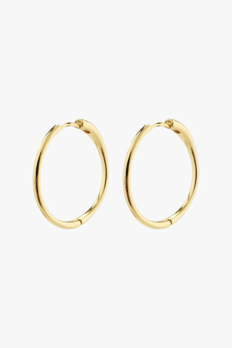 Eanna Large Hoops Recycled Gold Plated Earrings