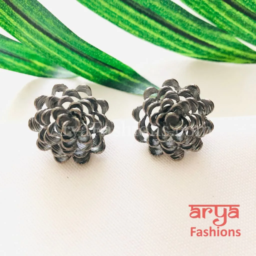 Esha Wire Mash Fusion Studs/Flower Studs/Flower Earrings