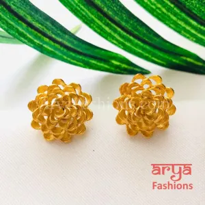 Esha Wire Mash Fusion Studs/Flower Studs/Flower Earrings