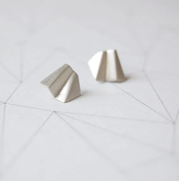 Faceted stud earrings N°2