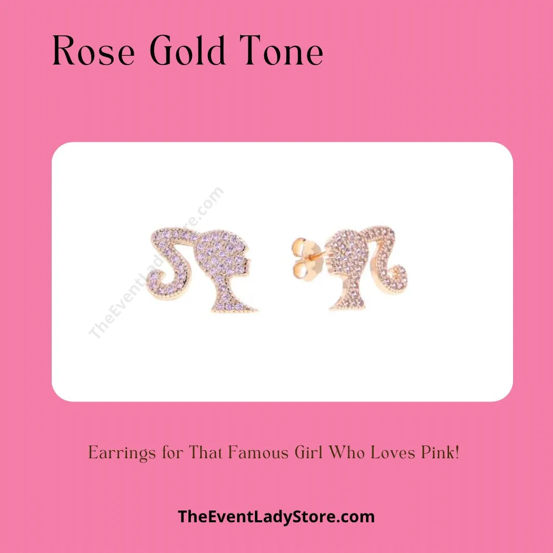 Fashion Rhinestone Earrings for That Girl Who Loves Pink