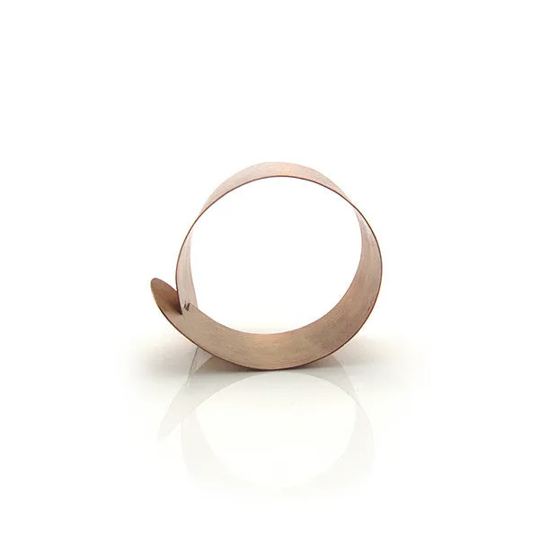 Fish Collar Rose Gold Sterling Silver Bangle