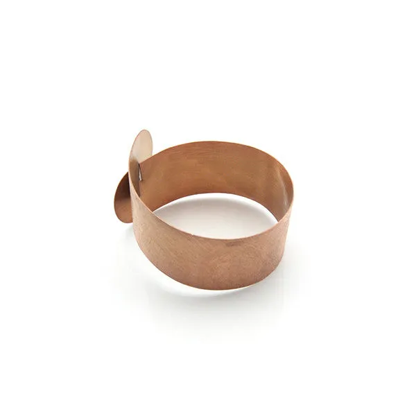 Fish Collar Rose Gold Sterling Silver Bangle