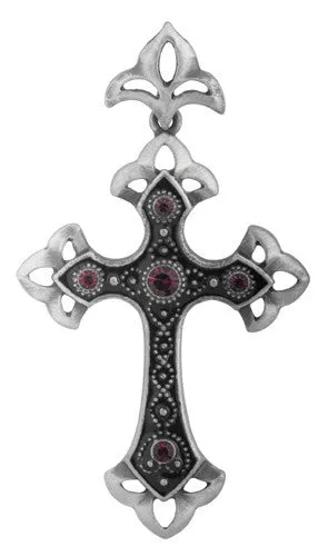 FLEURY CROSS PENDANT, C/60