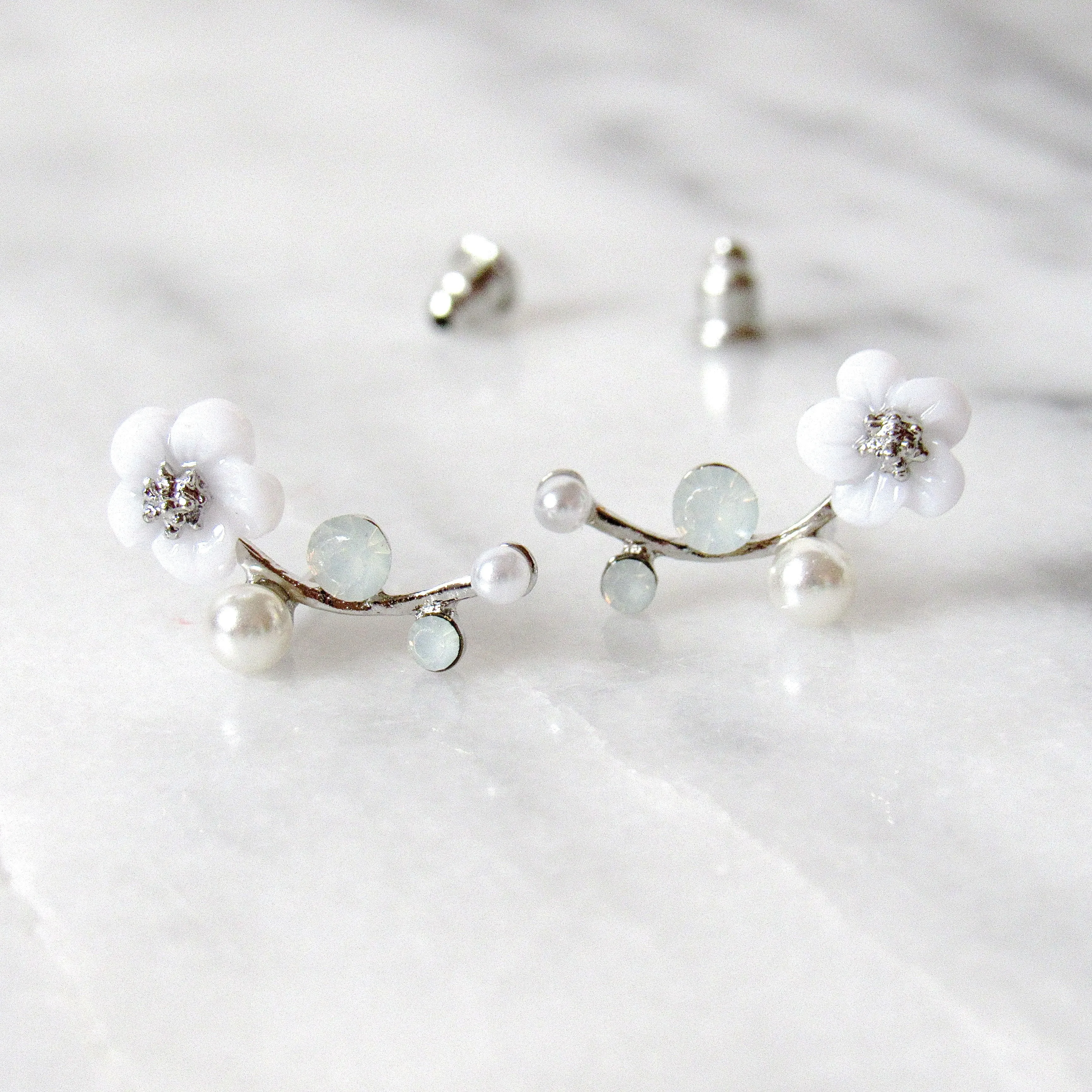 Floral Stem Earrings