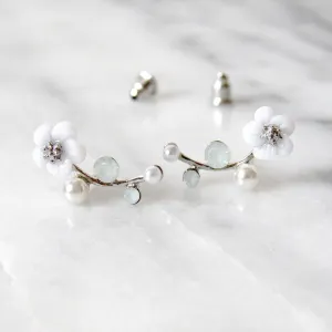 Floral Stem Earrings