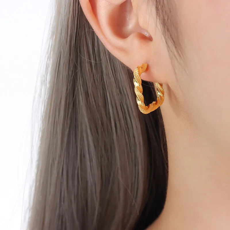 Geometric Twisted Polygon Earrings with a Personal Touch