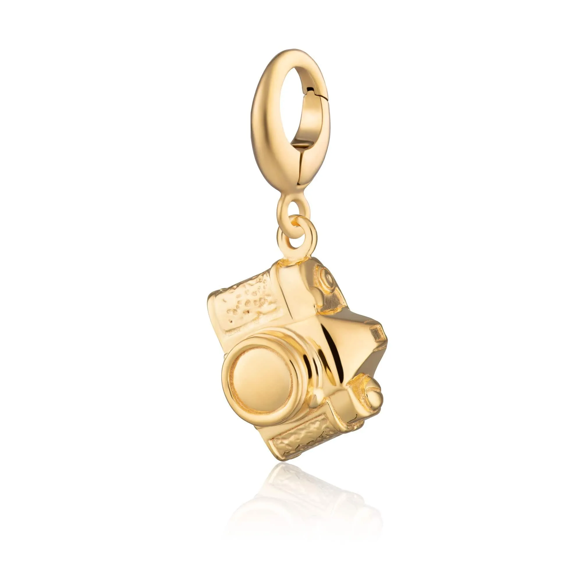 Gold Plated Vintage Camera Charm