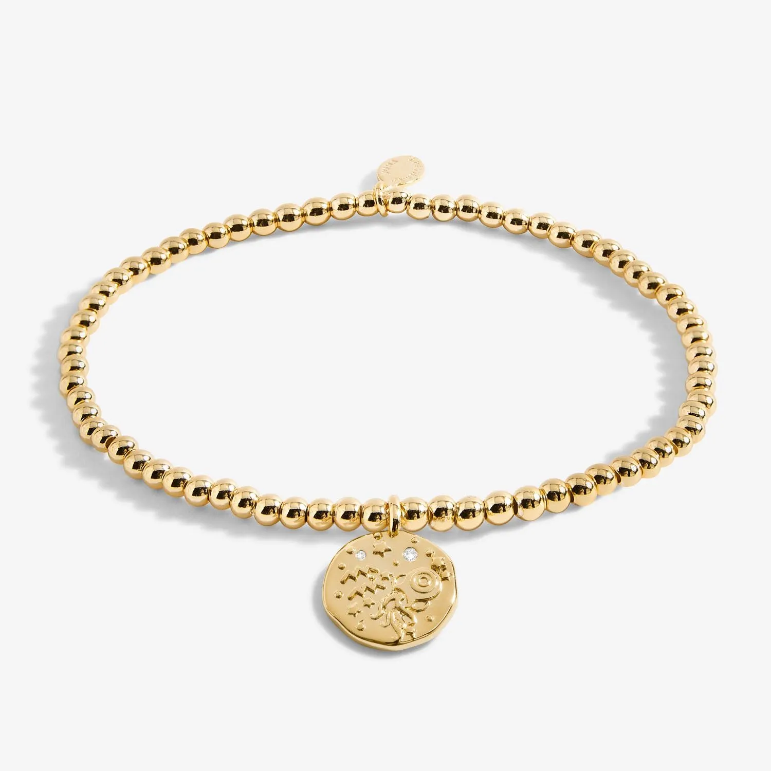 Joma Jewellery Gold Star Sign A Little 'Aquarius' Bracelet