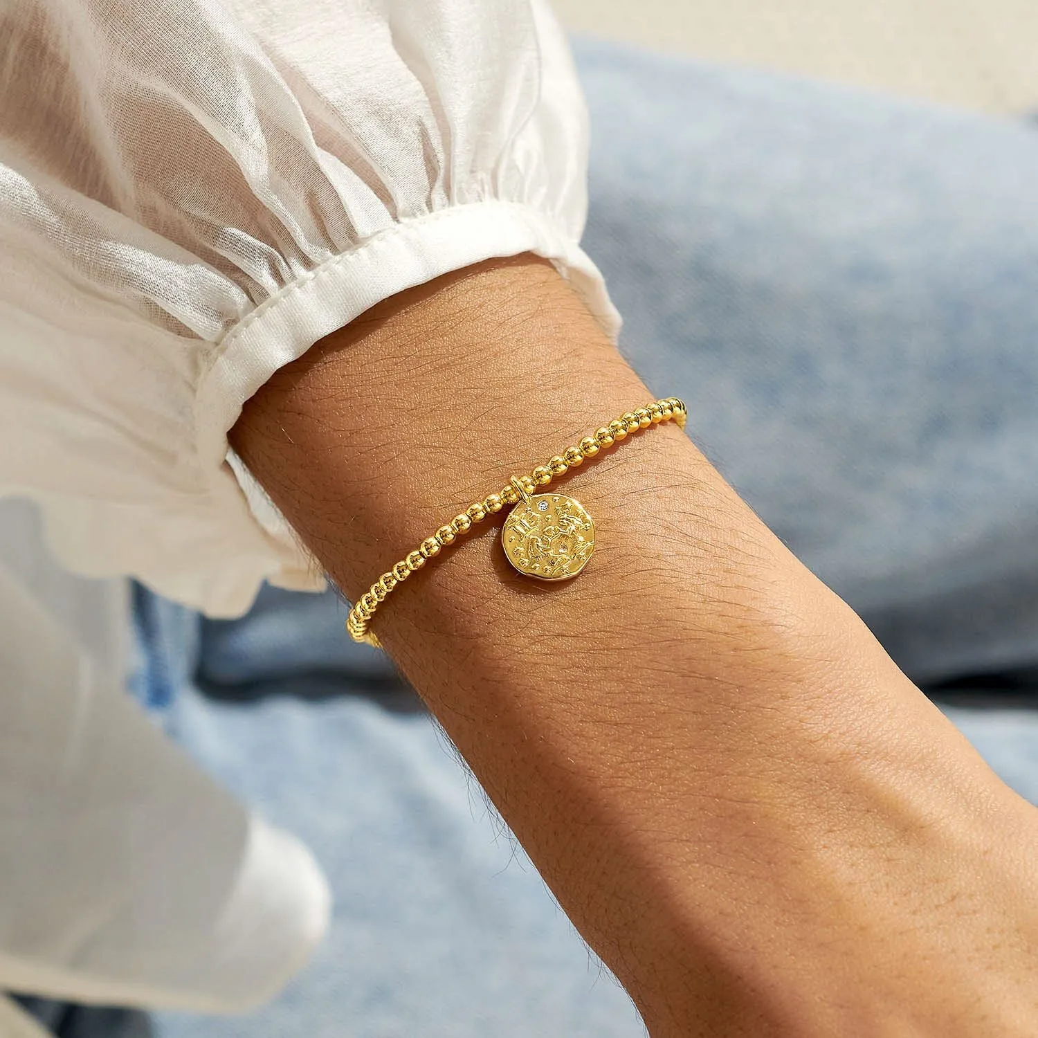 Joma Jewellery Gold Star Sign A Little 'Gemini' Bracelet