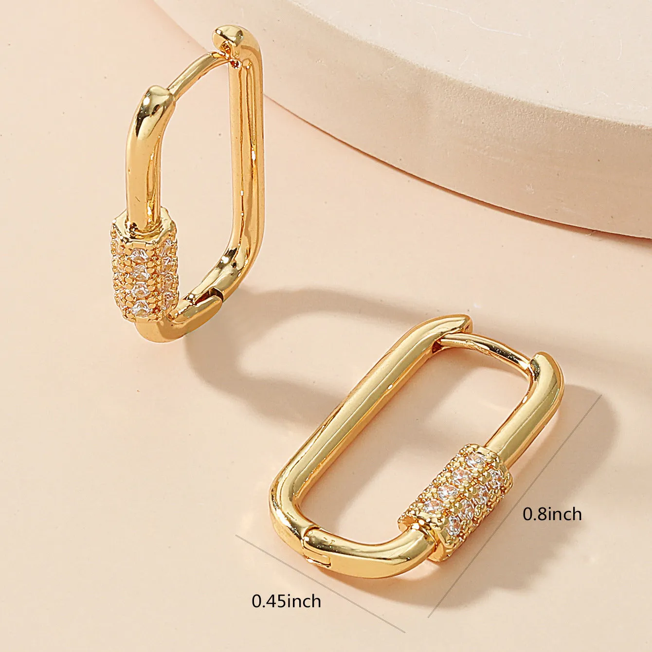 Just Lil Things Gold Drop Earrings JLT12609