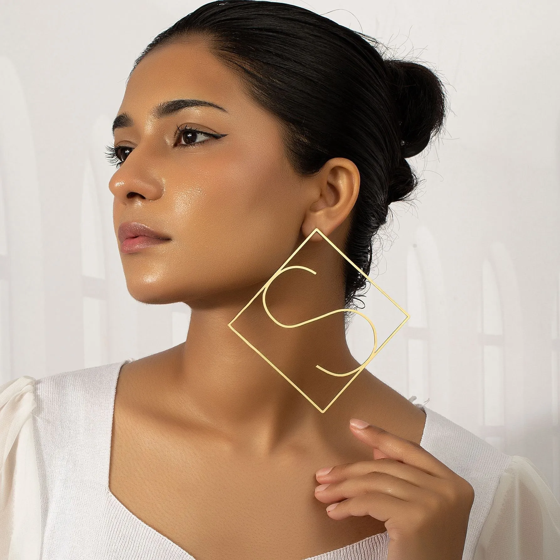 Just Lil Things Gold Hoop Earrings JLT12528