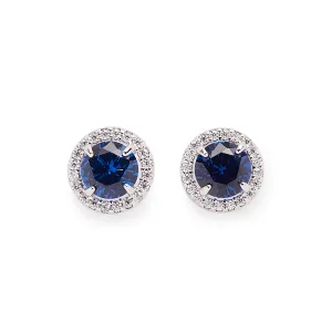 Kate Studs in Sapphire