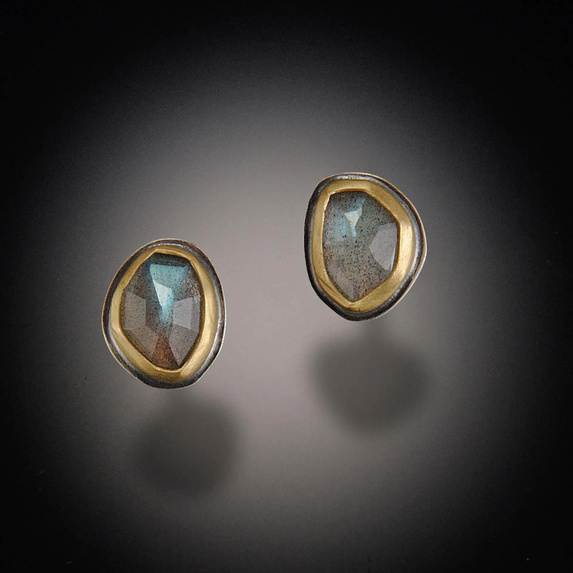 Labradorite Stud Earrings