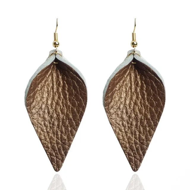 Leather earrings