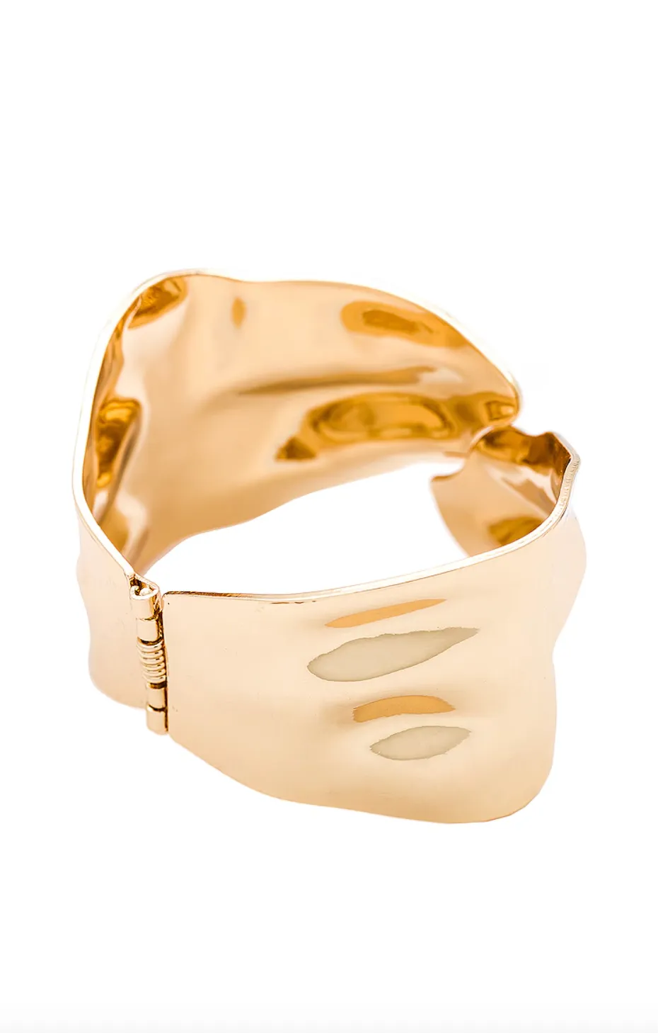 NEW!! Abstract Textured Cuff Bracelet in Gold by Ettika